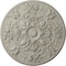 Ekena Millwork Baile Ceiling Medallion (Fits Canopies up to 6"), 31 1/4"OD x 2 1/4"P, Pot of Cream Crackle CM31BAPCC - alternate 1